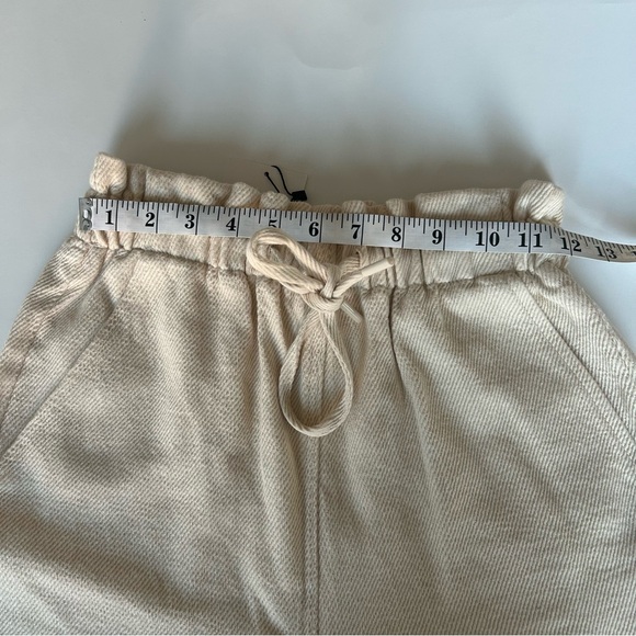 ZARA PAPER BAG PANTS 100% COTTON - Picture 11 of 15